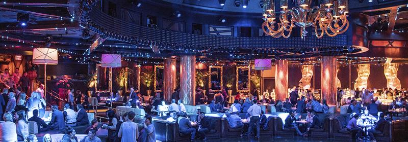 a sales event interior space